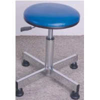 Antistatic Leather Stool, Blue